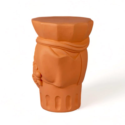Seletti Magna Graecia terracotta stool, woman