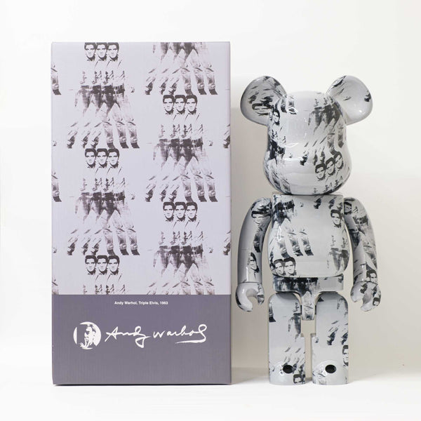 BE@RBRICK Andy Warhol's ELVIS PRESLEY 100% & 400％ Set