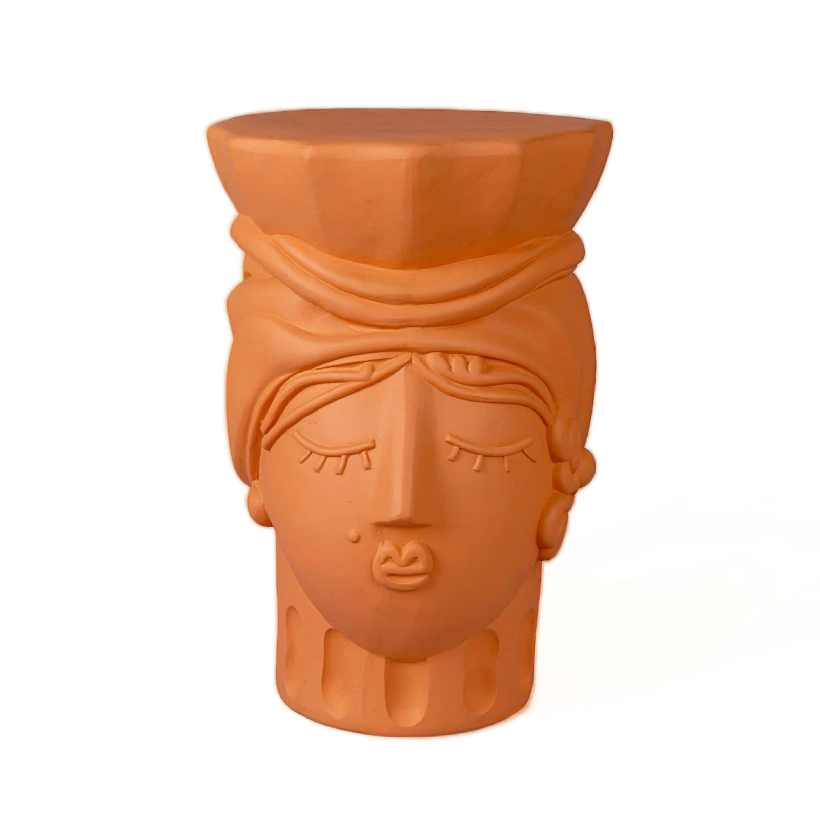 Seletti Magna Graecia terracotta stool, woman