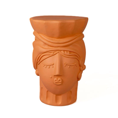 Seletti Magna Graecia terracotta stool, woman