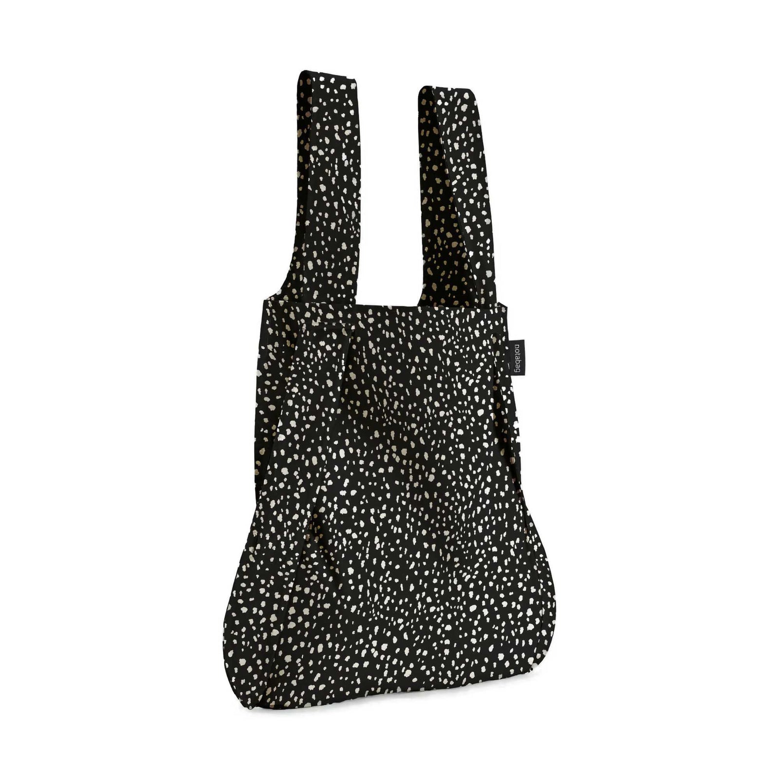 Notabag Original backpack tote, black sprinkle