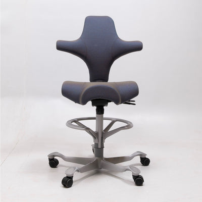 refurbished | Hag Capisco 8106 Fabric, petrolium/silver