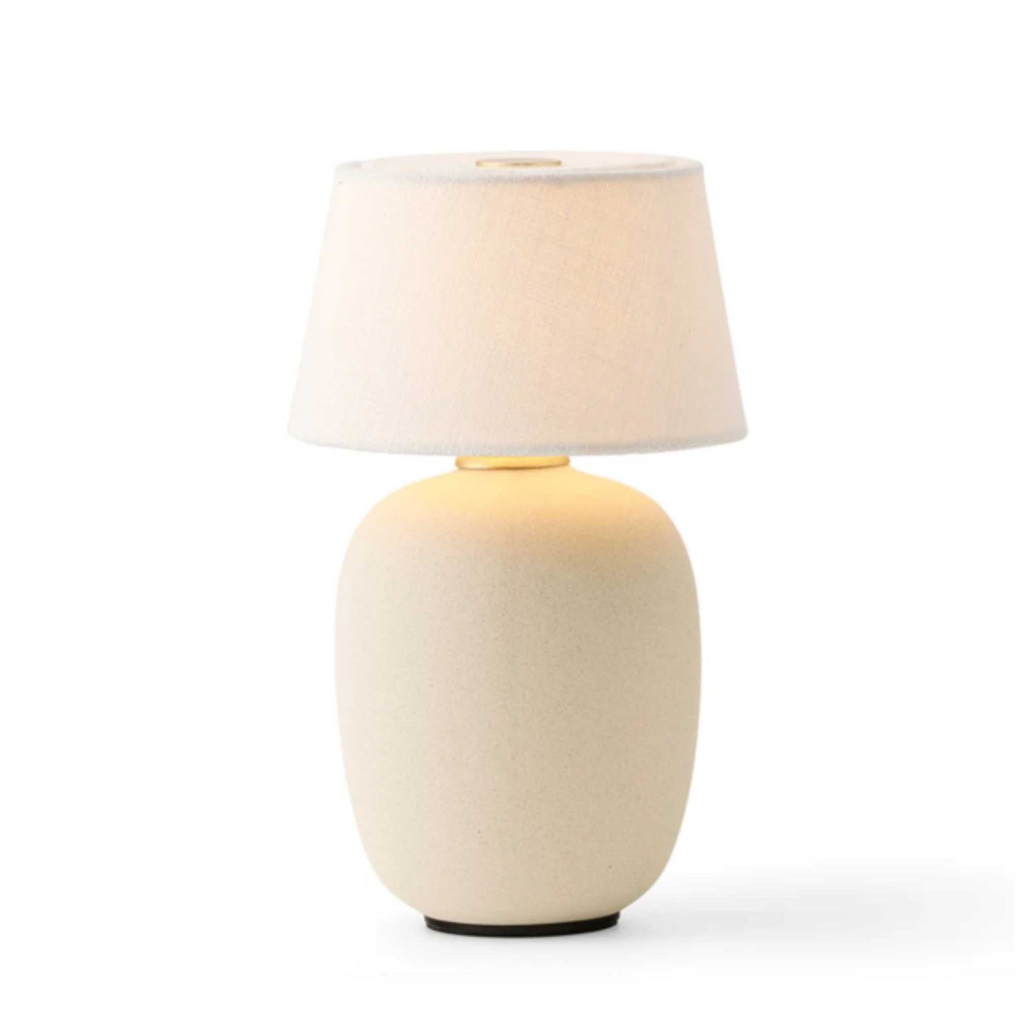 Audo Copenhagen Torso portable table lamp, Sand