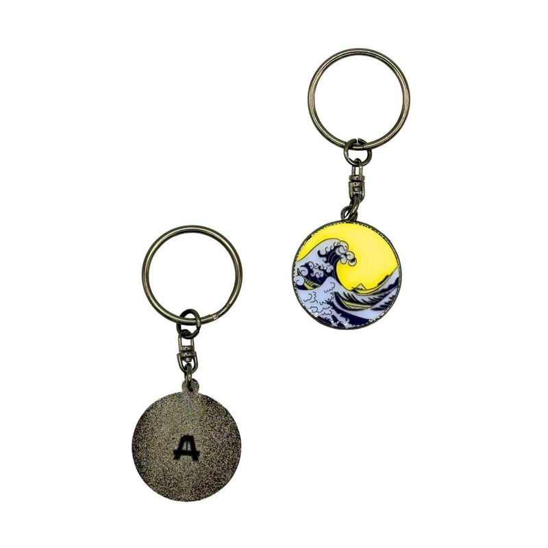 Today is Art Day The Great Wave Keychain