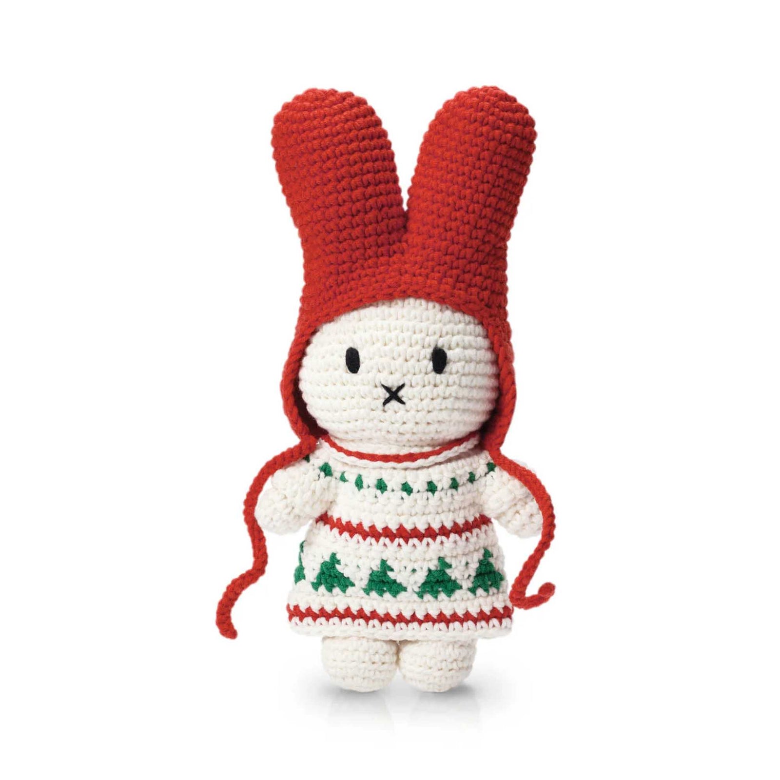 Just Dutch Miffy crochet, Christmas Dress & Hat