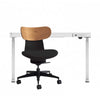Kokuyo Inglife Office Chair Dark Plywood Back , Black (chair and table bundle)