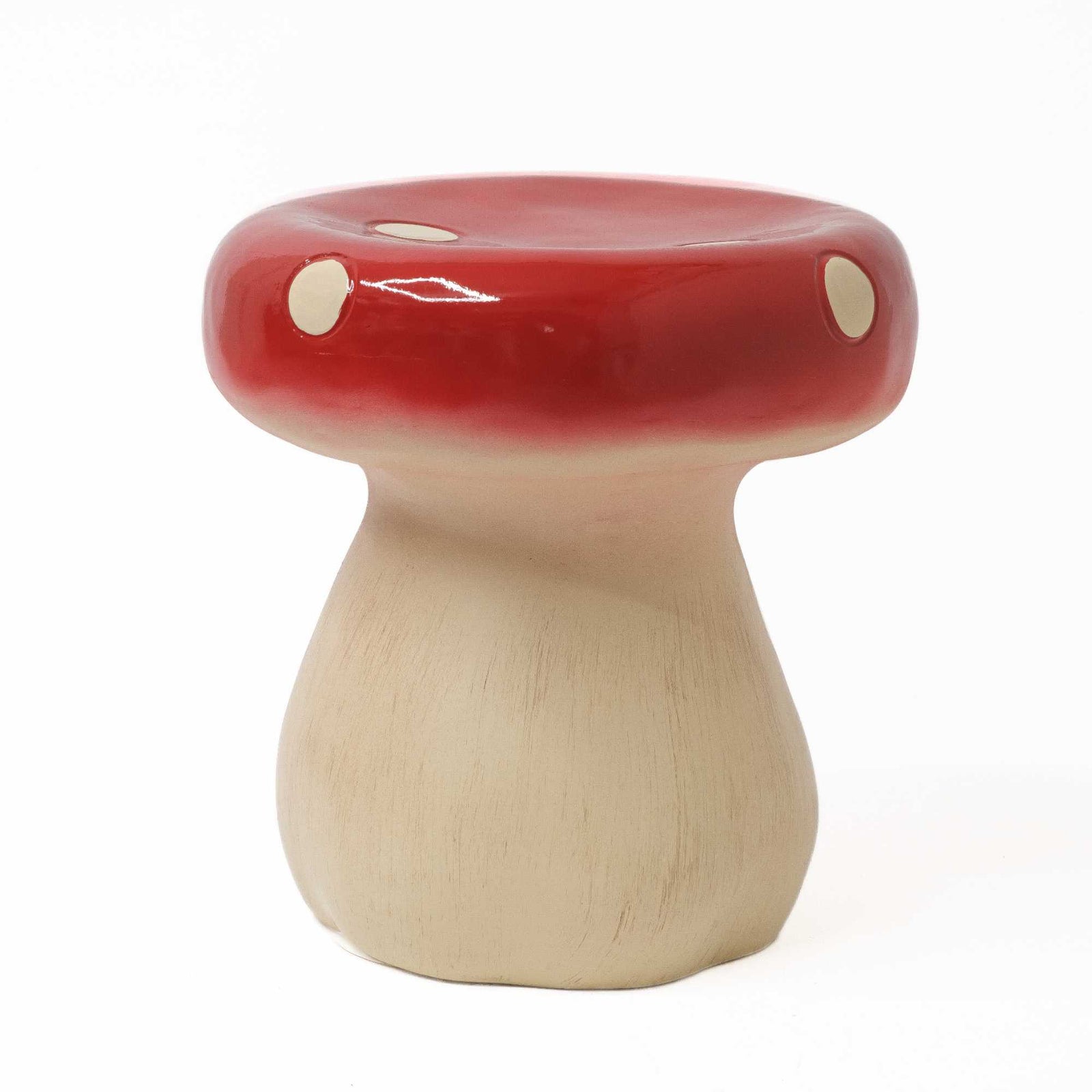 Mushroom Ottoman resin stool