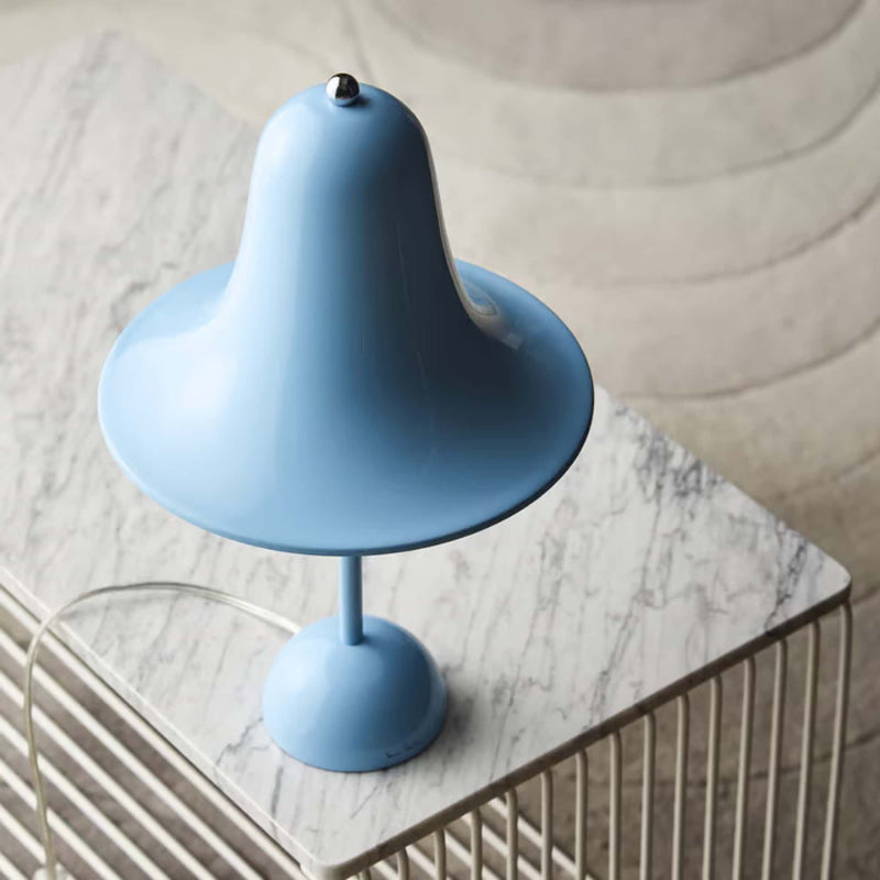 Verpan Pantop ø23 table lamp, light blue
