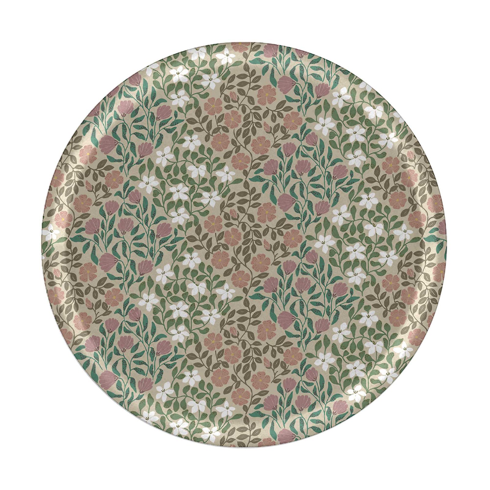 Åry Sweden Birch Veneer Tray (49cm), Flower Bellis Pink