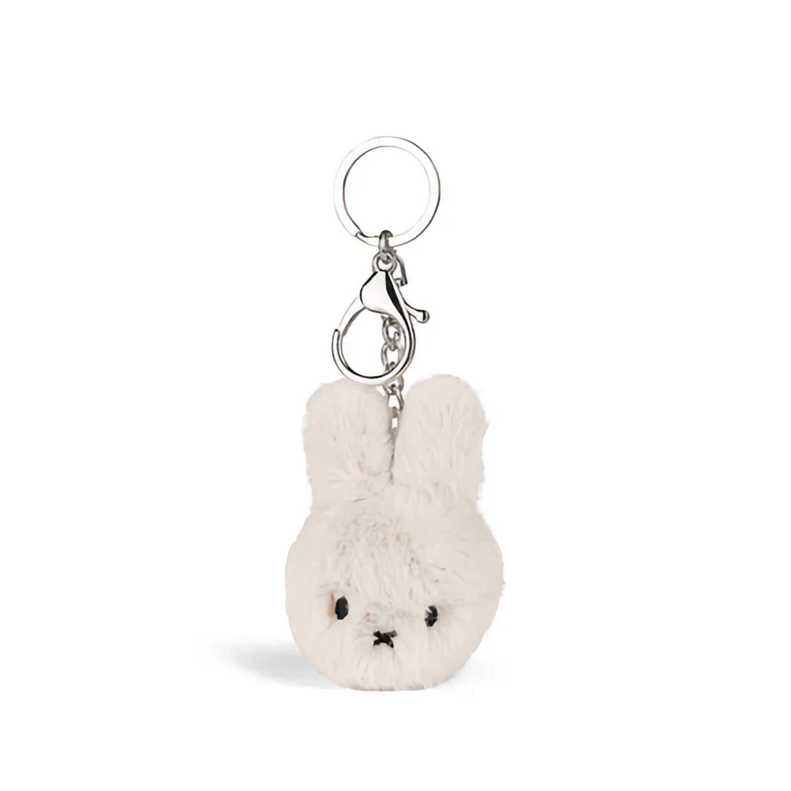 Bon Ton Toys Miffy ECO Fuzzy bag charm, off white