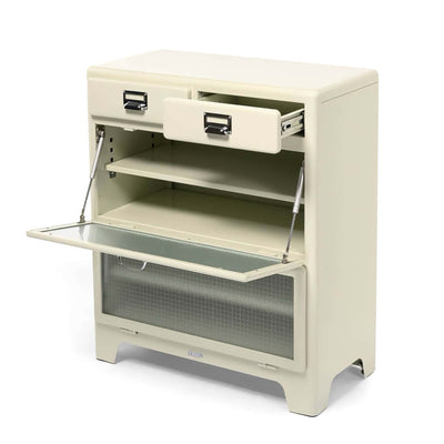 refurbished | Dulton 2 Layer cabinet, ivory