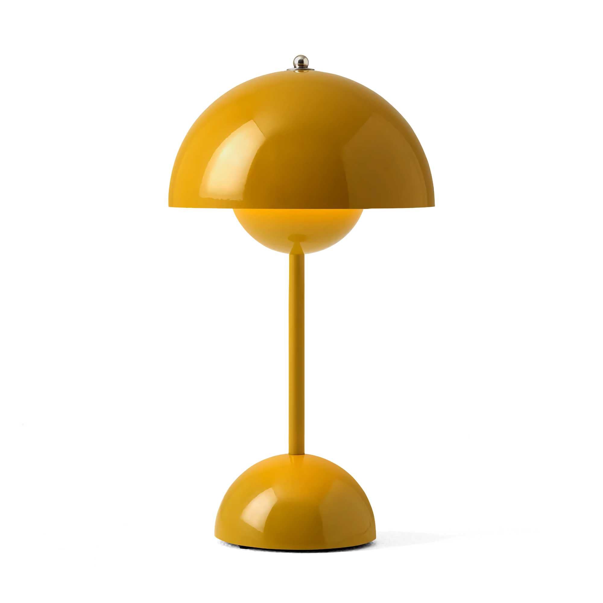 Flowerpot VP9 Portable Table Lamp, Mustard