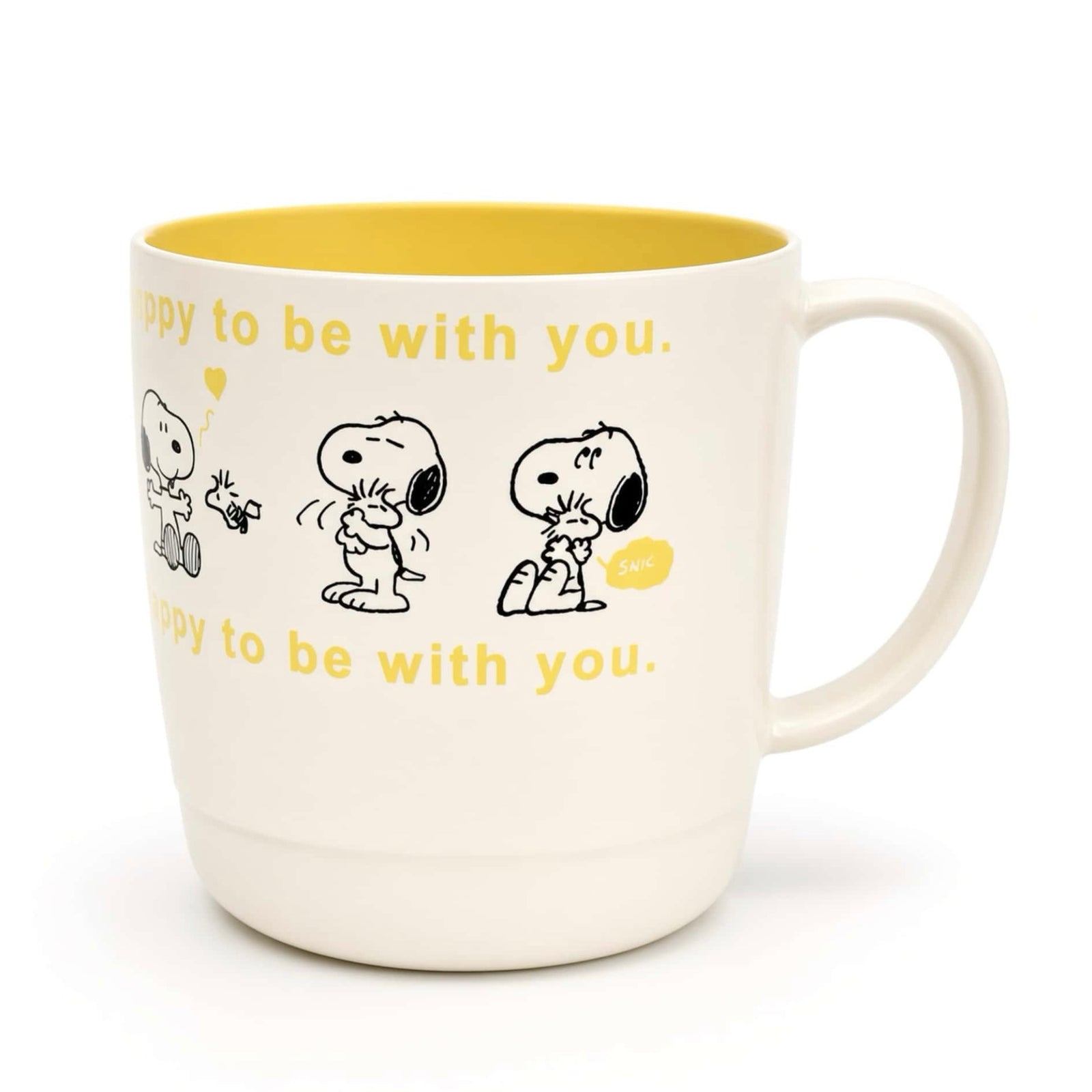 PEANUTS Snoopy & Friends mug, yellow