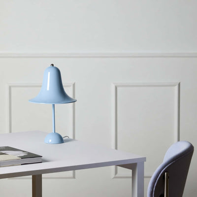 Verpan Pantop ø23 Table Lamp, Light Blue