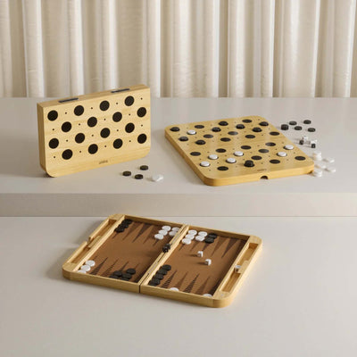 Umbra Blitz 2-in-1 backgammon checkers