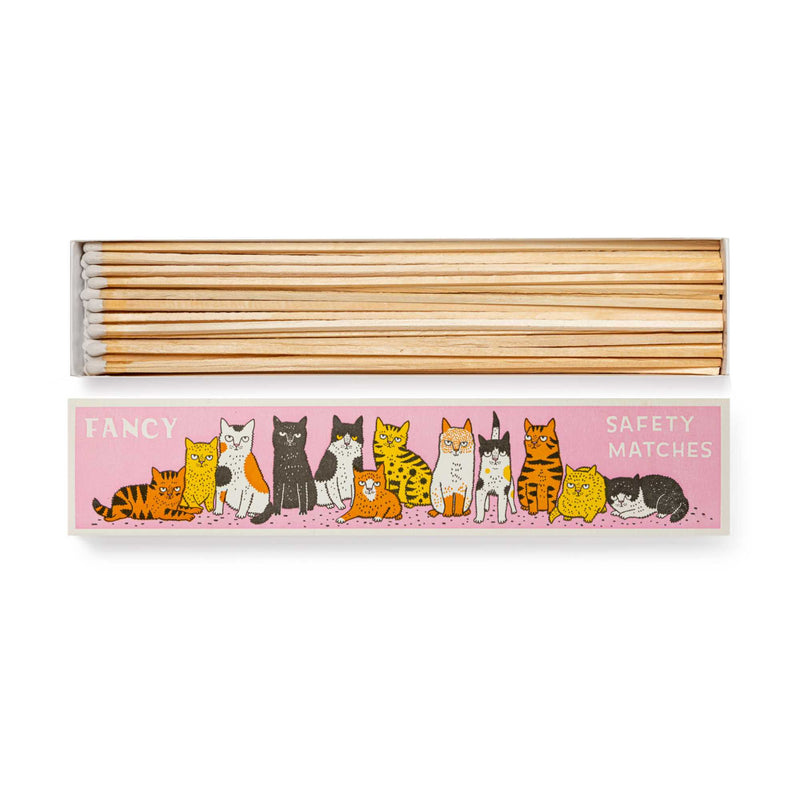 Archivist 'Fancy Cat Safety' Luxury Matchbox