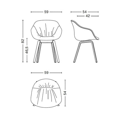 Hay About A Chair AAC 223 Soft, remix 223/water-based lacquered oak