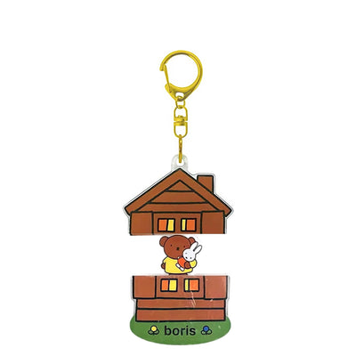 Miffy Pop-Up acrylic keychain, boris