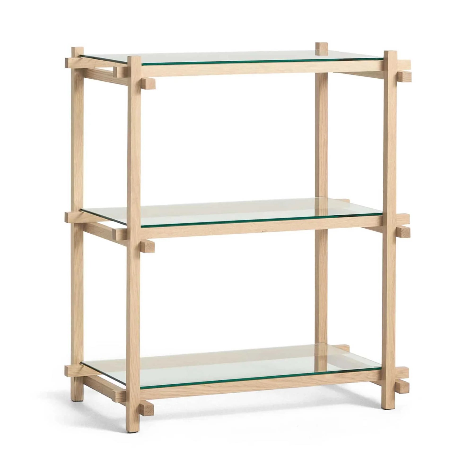 HAY Woody 2.0 Column Low, soap oak/glass