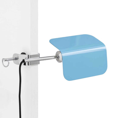 Hay Apex clip lamp, pastel blue