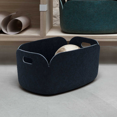 Muuto Restore basket 48 x 35 cm, midnight blue