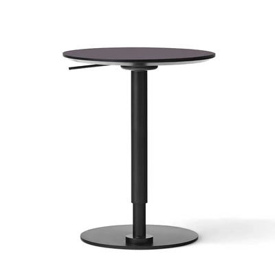 Audo Copenhagen Branch adjustable side table, linoleum charcoal