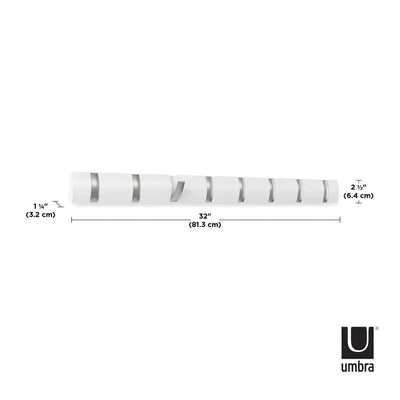 Umbra Flip 8 wall hook, white