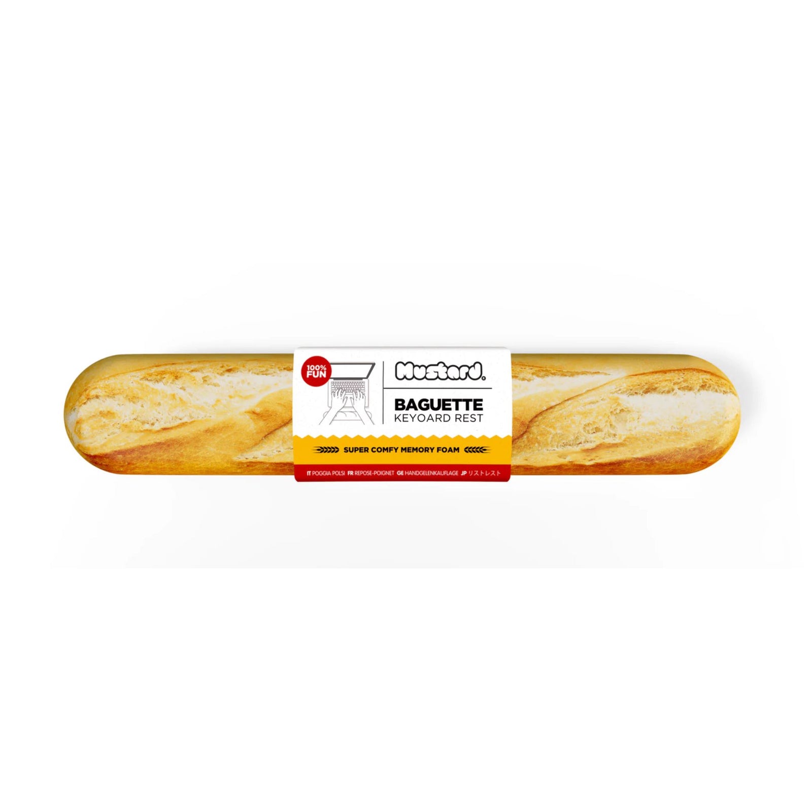 Baguette keyboard rest