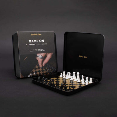 Luckies Iron & Glory Game On Magnetic Travel Chess Set