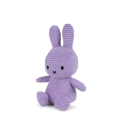 Miffy ECO Corduroy Sitting plush 23cm, lilac