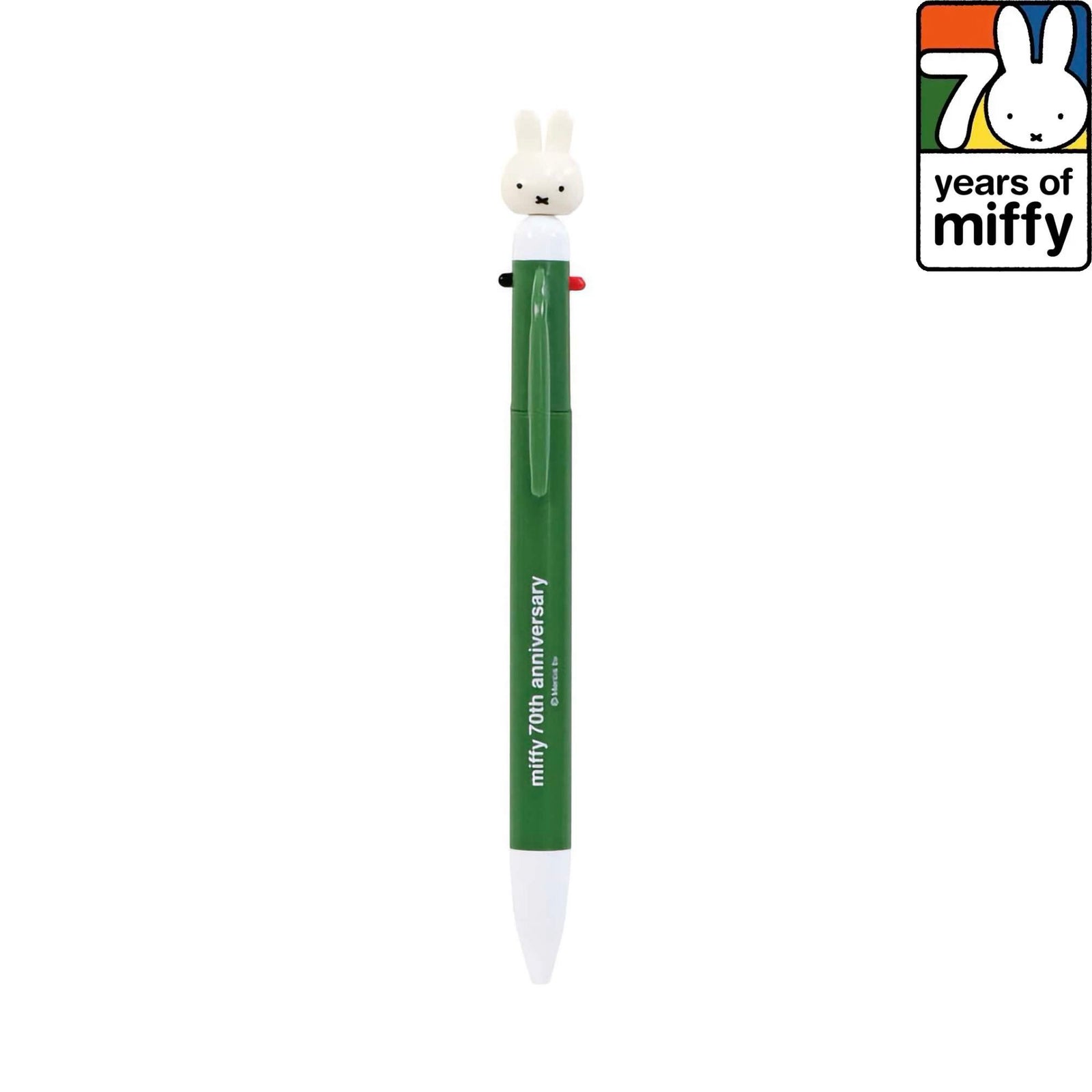 70 Years of Miffy Jetstream 3 color multi ballpoint pen, green