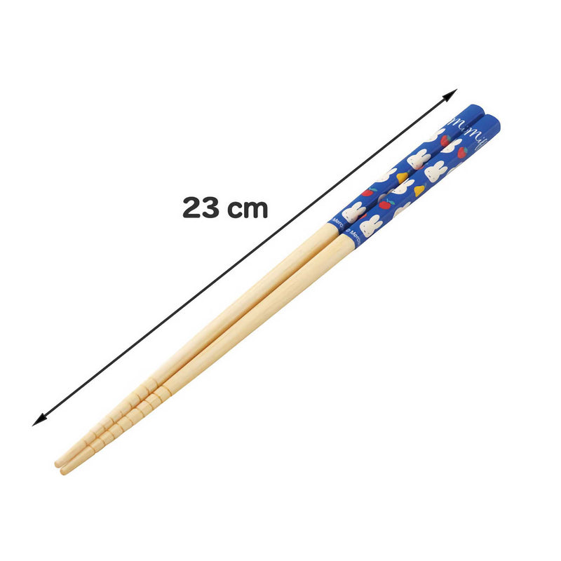 Skater Miffy Bamboo Chopsticks, blue