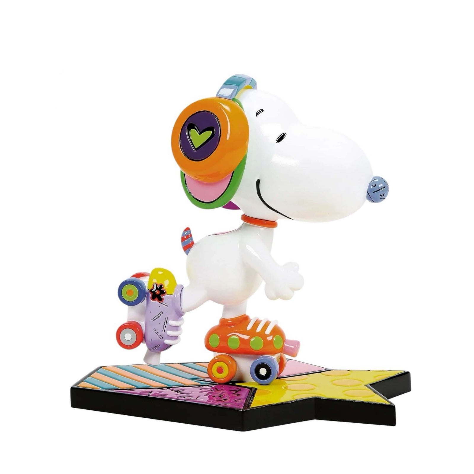 Romero Britto x Peanuts Snoopy Roller Skate Figure H18cm