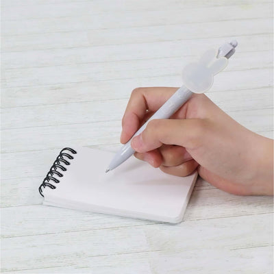 Miffy Face 0.7mm ball pen black ink, grey