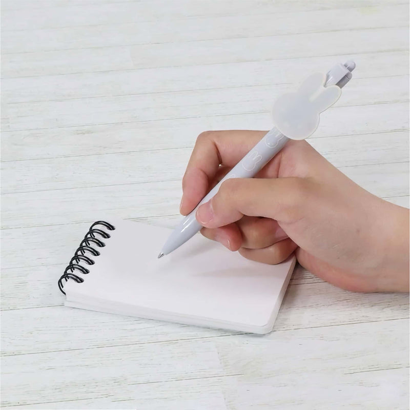 Miffy Face 0.7mm ball pen black ink, grey