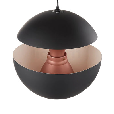 DCW Here Comes The Sun pendant lamp Ø35, Black/Copper