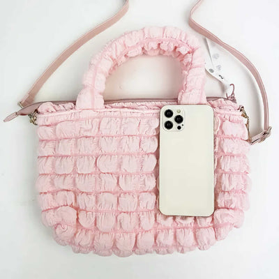 Miffy Nakayoshi Patch Series tote shoulder bag, pink