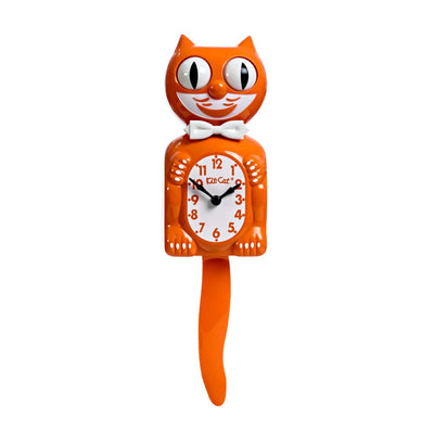 Kit-Cat Klock wall clock, orange harvest male