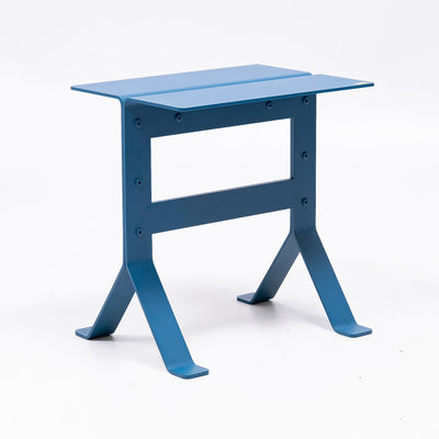 refurbished | Hübsch Fold stool, petrol