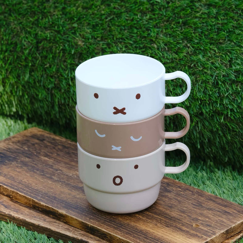 Miffy Face stacking mug set