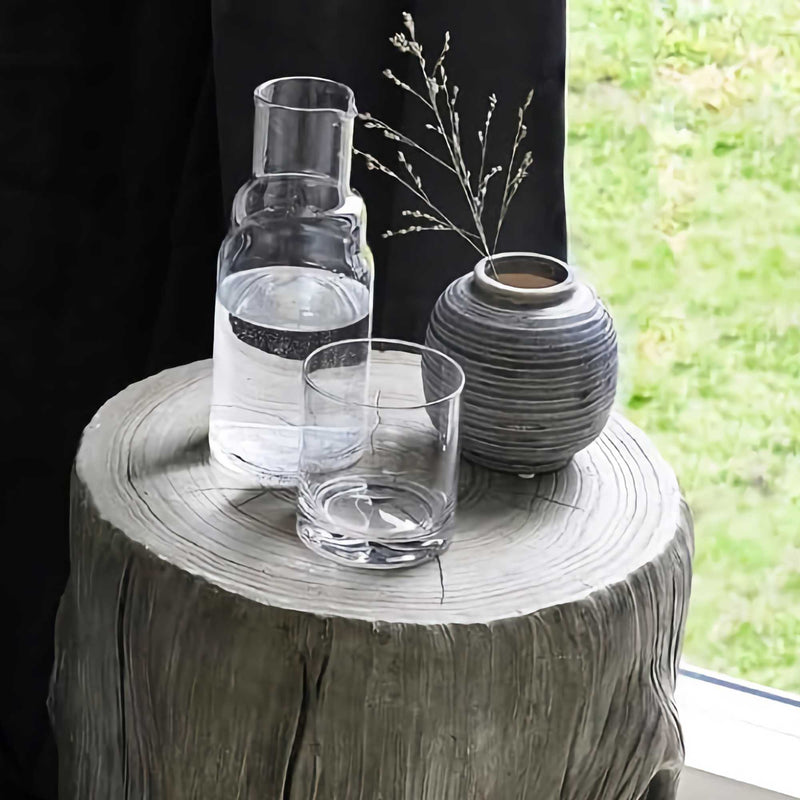 Villa Collection Denmark water bottle with glass set