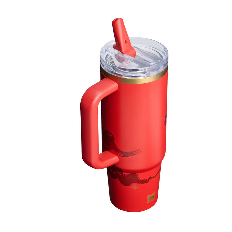 Stanley Quencher Protour flip straw lid tumbler 30oz, red stallion