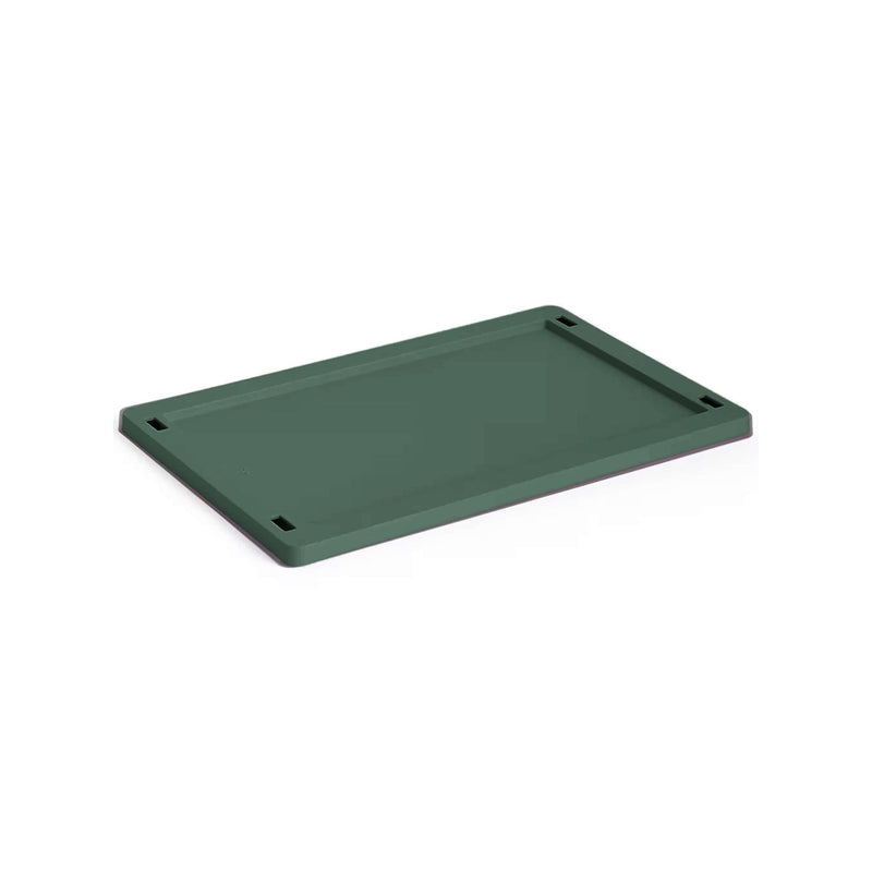 Hay Colour Crate Small Plastic Lid, dark green