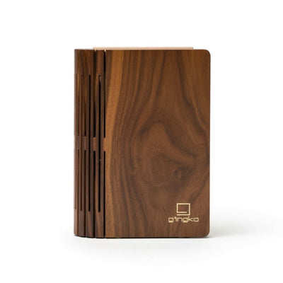 Gingko Palm Edition Super Mini smart book light, walnut