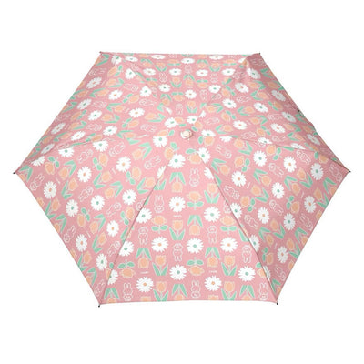 Miffy 100%UV Protection folding umbrella, tulip rose/pink