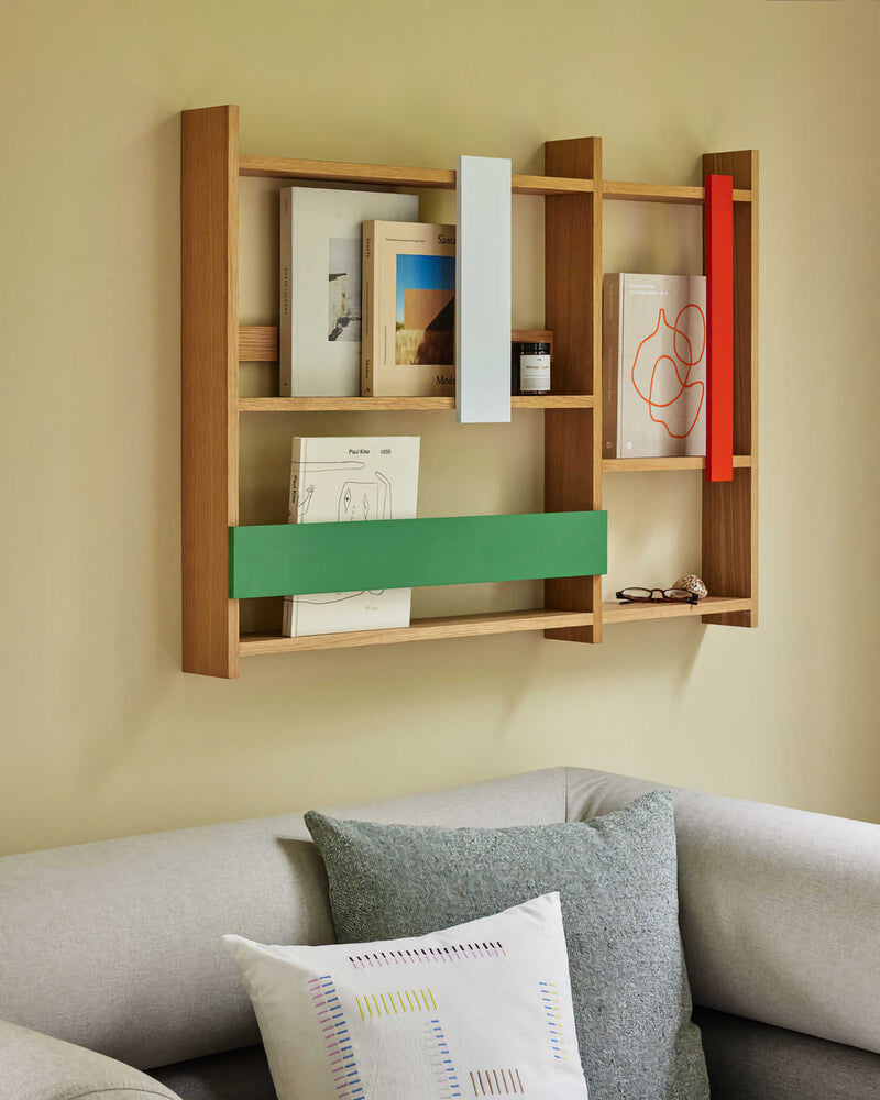 Hubsch Arki wall shelf/magazine holder