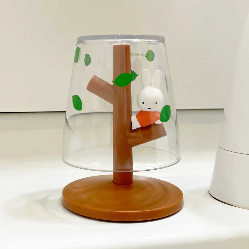 Miffy Mini Gargling Cup & Stand, Miffy Lost in the Woods