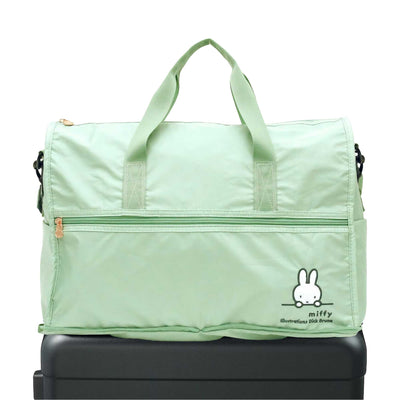 Miffy x Hapitas foldable boston bag 23L, mint