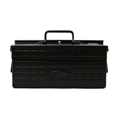 Toyo ST-350 Steel Toolbox, Black