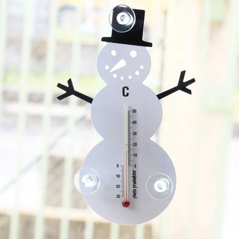 Pluto Snowman Thermometer